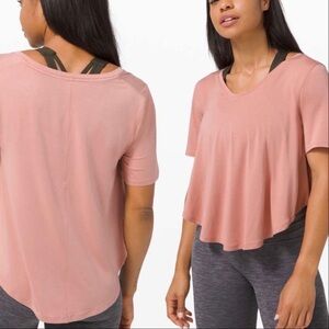 //Lululemon Up for Down Time Short Sleeve